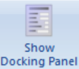 show docking panel button