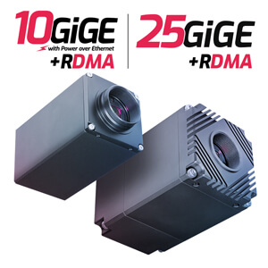10GigE and 25GigE Cameras with RDMA