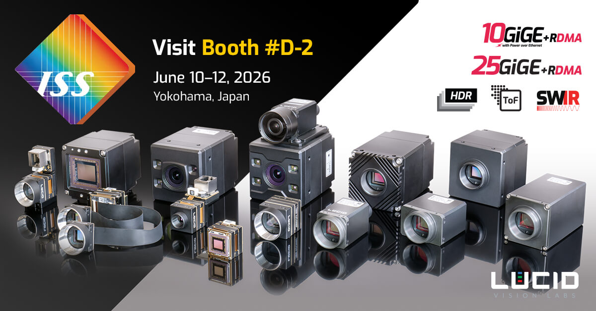 See LUCID cameras at ISS 2026 in Yokohama